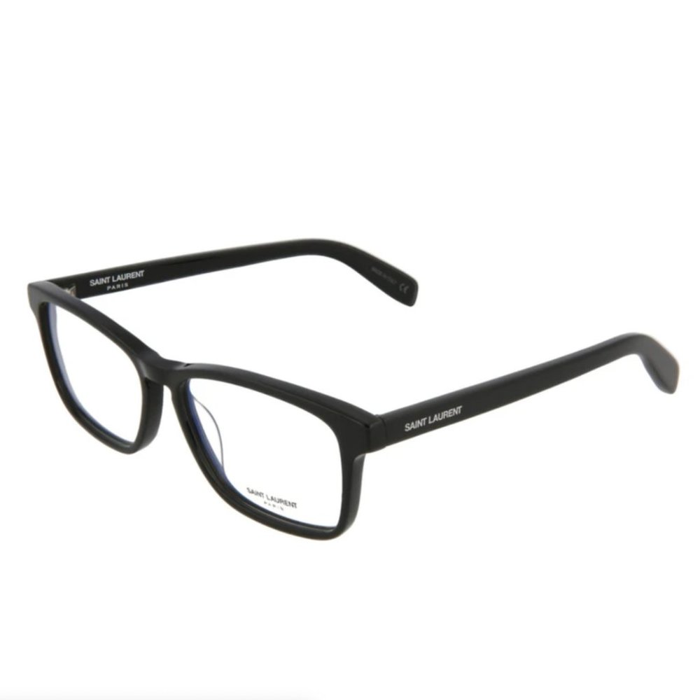 Saint Laurent Men's Black Square Eyeglasses!